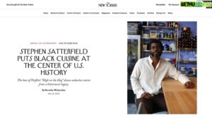 Stephen Satterfield Instagram - ✨ NEW YORKER!!! ✨

Thanks to Dorothy Wickenden for your curiosity. No one has ever asked about my story, but plenty of assumptions about me have supplanted it. I’m glad that so much of it is now in the world. 

Relearning myself after the show came out has been painful and disorientating. It made a private person public, and in the process, anxious and reclusive. I’ve felt so much pressure from so many direction‘s that I have yet to enjoy any of my success.

Fortunately, I'm more free now than I’ve been in a minute, and this article is another chance for me to blissfully succumb to the staggering blessings that continue to unfold in front of me and fall at my feet. Even when things are hard. 

There will be parts of this story that are revelatory even for those who’ve known me for a long time. That’s not a coincidence! That’s how we move in my family. I can’t believe they agreed! 

There are lots of people who weren’t mentioned in this story who had more than a hand in everything good that has come for me, and apologies for omissions but especially my sister Donna, and my Riri, Shayna and Tracie all raised me. 

My brother from another Pepper who was there with me in South Africa, Vanessa and Jessi Elkan, Samantha Crocker, Naomi Starkman, Jeff Gordinier, Dave Alexander, Lauren Weiss. Franklin, Debby, Angus. 🤍🤍🤍

KB, Xandre, Ashley Treni, MissK, Miss Stokes and Ora for letting me sleep on your couches when Whetstone was getting off the ground. 

Thanks especially to Fabi and Karis who saw me in this light before I saw myself. Roger Ross Williams, Dr. J and Shoshana Guy, who held me down by telling me to stand tall. To my old boss Jeff Hanak who seeded my career in media, and my homies friends Tunde Wey and Osayi Endolyn. 

I can’t believe I get to see the names of my ancestors lifted up in this way. Six generations from the Weaver plantation to New Yorker pages! 

Also shoutout to the nosy folks who have been dying to know my personal business!! Big day for y’all too!! Everyone else, I’d you have half an hour to reach the origin story of an origin forager, it’s all there in The New Yorker!! 

With gratitude,
-sAs-
