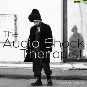 Stephen Voyce Instagram - Today I am not just unveiling the cover art for my 6th studio album, 'The Audio Shock Therapist', designed by my ever so talented Queen @adhdtravels, but also revealing its release date...

'The Audio Shock Therapist' will launch on June 4th 2024 across digital stores and platforms. And what's significant about that date pray tell? I'll start by saying this: while I was recording/producing this body of work, it reminded me, in many ways, just how lucky I am to have this gift to create music, to capture moments through tapestries of sound; and so it is only fitting to release it on my Birthday. 🇨🇦🇳🇬🇩🇪👽. 📷 @adhdtravels