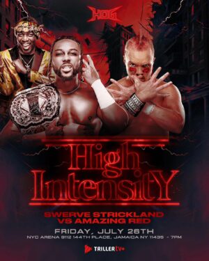 Stephon Strickland Instagram - Whose House Of Glory will it really be on Friday, July 26th as I take on the “Unground King” The Amazing Red at #HighIntensity ?!?! See you there!