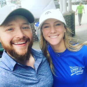Sterling Knight Instagram - Had such a great time with @hayley_hartman307 and everybody from The Spirit of Courage event for the Jennie Edmundson Foundation this past weekend. Amazing stories and even more amazing people. All photo cred goes to Ms. Hartman right here. Good luck at Iowa next year girl!!! #cancersucks #chase54golf