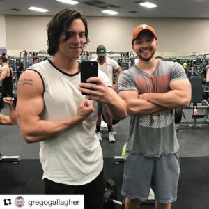 Sterling Knight Instagram - #Repost @gregogallagher with @repostapp
・・・
Working out this boss today!!!! He's transformed his body with my programs 
New Vlog coming soon ... got to work out with my boy @gregogallagher today! Good stuff.