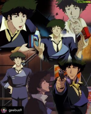 Steve Blum Instagram - Today’s #fanartfriday features some pieces by @geebus9 
• • • Posted @withregram • • •
Wassup, Space Cowboys? 🤠🙌✨
••••••••••••••••••
••••••••••••••••••
Please see this @blumspew , I made this for you to appreciate how iconic and absolutely talented you are at what you do. Plus I think you might really dig a glittery Spike. 😎💖 keep up the great work!
••••••••••••••••••
••••••••••••••••••
🏷
#spikespiegel #cowboybebop #anime #fayevalentine #manga #otaku #jetblack #fanart #animeedits #cowboy #spikespiegeledits #cowboybebopedits #animeart #spike #aesthetic #glitter #cowboybebopedit #steveblum  #seeyouspacecowboy #steveblumfanart