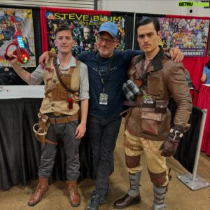 Steve Blum Instagram - TODAY IS THE LAST DAY of #toomanygames2024 in Oaks, PA! The show runs till 5pm see you there!
And if you can't make it to the event - you can watch the stream on YouTube! (Info on the images)
• • •
Posted @withregram • @tmgexpo We are super excited to meet Steve Blum @blumspew this weekend! What’s your favorite character he has been the voice actor for? 

Don’t miss out on getting to meet this voice acting legend this year. Get your tickets today: https://www.eventbrite.com/e/691788246267?aff=oddtdtcreator
