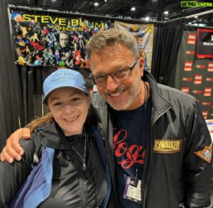 Steve Blum Instagram - So great meeting and reuniting IRL with awesome Blumvoxers who swung by the @blumspew table at @c2e2 yesterday! And way to sport those convention exclusive @blumvoxstudios hats, too! Looking good!!
You still have time to get yours cause we’ll be here all weekend!

#chicago #hereallweekend #c2e2 
If you’re in one of these pictures, let is know so we can tag you!