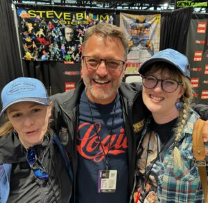 Steve Blum Instagram - So great meeting and reuniting IRL with awesome Blumvoxers who swung by the @blumspew table at @c2e2 yesterday! And way to sport those convention exclusive @blumvoxstudios hats, too! Looking good!!
You still have time to get yours cause we’ll be here all weekend!

#chicago #hereallweekend #c2e2 
If you’re in one of these pictures, let is know so we can tag you!