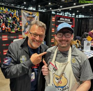 Steve Blum Instagram - So great meeting and reuniting IRL with awesome Blumvoxers who swung by the @blumspew table at @c2e2 yesterday! And way to sport those convention exclusive @blumvoxstudios hats, too! Looking good!!
You still have time to get yours cause we’ll be here all weekend!

#chicago #hereallweekend #c2e2 
If you’re in one of these pictures, let is know so we can tag you!