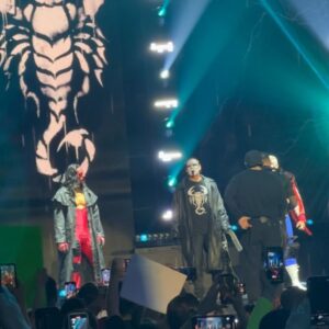 Steve Borden Instagram - @stinger is the perfect example of a flawless career & a true influence on the world as well as my childhood self & adult self, thank you again for timeless memories and friendship & 🥂 to all my favorite wrestlers in attendance showing me love I’ll never forget this day. 🦂🖤💎🍿
.
.
.
#Sting
#Fyp
#ForYourPage
#ProWrestling
#Legend
#HipHopLives
#Blessed
#ExplorePage
#AEW
#WCW