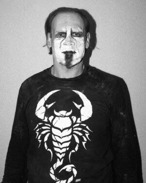 Steve Borden Instagram - THE ICON
🦂🦂🦂
One week removed from the final match of The Icon, Sting.  Portraits of Sting, Darby, Steven & Garrett prior to their match at Revolution.  The last slide is a portrait of sting following his final professional wrestling match. 
Thank you Sting.