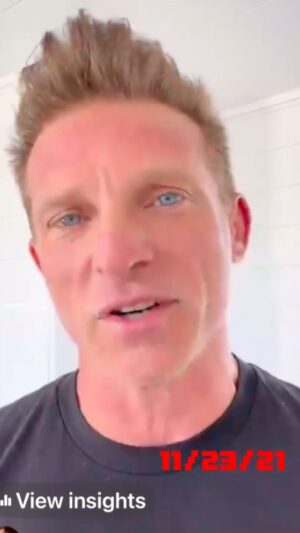 Steve Burton Instagram - Go to dailydrama.com to watch the full interview and hear my story. 

With gratitude.
Steve