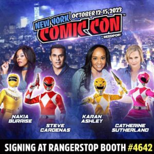 Steve Cardenas Instagram - @rangerstop_convention booth #4642 for NYCC!!!!! The fun begins Thursday and goes straight through the whole weekend!! Don’t miss it!  See you soon!