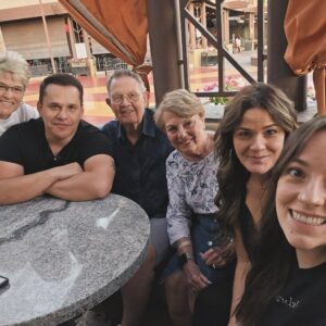Steve Cardenas Instagram - From left to right.. my sister Chip @chipcardenas Me, my Uncle Jim and Aunt Nancy, my sister @cathycardenaspr and my niece @_hopelauren all just reminiscing and enjoying each other.