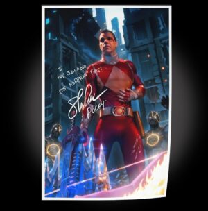 Steve Cardenas Instagram - Just in time for the Holidays!  You can now get personalized custom autographs signed by me… framed and shipped right to you or that special Ranger fan in your life!! Go to  FANFAIR.LINK/scardenas  and get this incredible print created exclusively by @zordi.art for @fanfair_signatures …. DONT MISS OUT!  Get yours today! #fanfair #powerrangers #holidays #custom #autographs