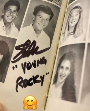 Steve Cardenas Instagram - Pic from my middle school yearbook in 8th grade.  Young Rocky…..Ranger in training. 🤗