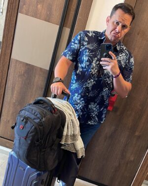 Steve Cardenas Instagram - All packed and sad to be leaving Cancun.  Alas it’s time to hit the road again….Catch me and @karanashley in Chicago at FanExpo this whole weekend at the @rangerstop_convention booth!  See you all there.