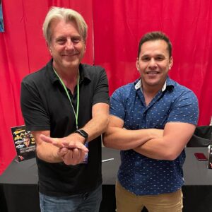 Steve Cardenas Instagram - The man himself!!! Creator of the best TV theme song Go Go Power Rangers… Mr @4ronwasserman You sir, are an absolute legend! 🫡