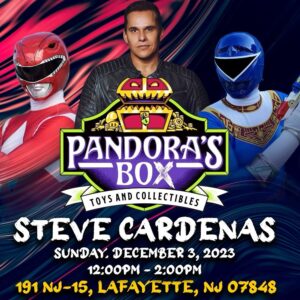 Steve Cardenas Instagram - Next weekend!  Come see me in the jersey are at these spots!! @popfreakcollectibles @pandorasboxtoysandcollectibles