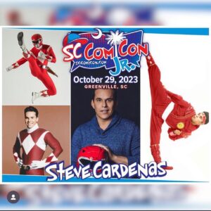 Steve Cardenas Instagram - Greenville SC!  One day only! 😉 join me this Sunday for the SC Comic Con!  See you there!