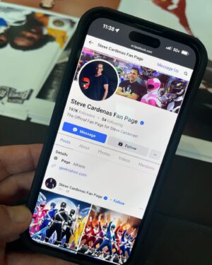 Steve Cardenas Instagram - Just to remind everyone that’s on Facebook… this WAS my Facebook fanpage.  But it was hacked a couple of years ago and even tho power ranger type stuff is being posted on there, I must reiterate….IT IS NOT ME POSTING THIS STUFF!! Please don’t interact on this page and don’t answer any messages this page may try to send.  These guys hacked my page, kicked me off as the admin, changed my password and blocked me from accessing it IN ANY WAY!  Facebook hasn’t done s**t to help me resolved this so please don’t engage with this page and pass this post along to any and all Rangers fans you know.  Thanks for always having my back, fam! 💯 ❤️
