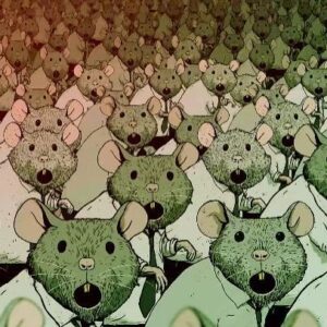Steve Cutts Instagram - A collaboration with @alok & @sevenn for the official video of 'The Wall', a rework of the classic Pink Floyd track with the blessing of @rogerwaters. It's 'Happiness', but not as you know it... Now with extra rats 🐀🐀🐀 Link to full video in bio.