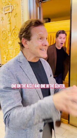 Steve Guttenberg Instagram - Three men and a little misunderstanding! #GutenbergBway

#steveguttenberg #joshgad #andrewrannells #broadway #musicals #musicaltheatre