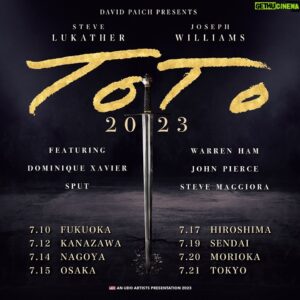 Steve Lukather Instagram - Repost from @totothemselves
•
What an incredible run it has been so far in Japan! 4 shows left on this tour, and we can’t wait to rock with all y’all! For show times and tickets, visit our link in bio! #dogzofoz #dogzofoztour #dogzofoztour2023 #totolive @udo_artistsinc 📸: @lcm_audio