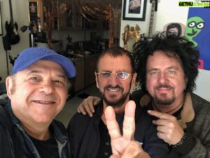 Steve Lukather Instagram - Bruce Sugar, Ringo and Me recording new tracks today !!
Havin a blast !