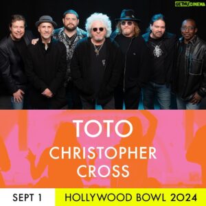 Steve Lukather Instagram - This is a big one for us ! Hometown show at  the @hollywoodbowl on September 1st ❤️ Can’t wait to share the stage with my dear friend @itsmrcross. Tickets are on sale now 🫵  https://bit.ly/HB24TAL #hollywoodbowl #toto #foreversummer #christophercross