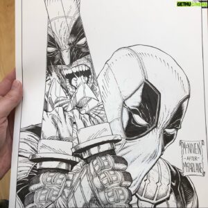 Steve McNiven Instagram - Here’s a set of Hulk 340 cover homages I did for Marvel that will be available as covers for an upcoming Marvel Deadpool/Wolverine story. Always fun to show my love for the characters and the fantastic artwork of the one and only @toddmcfarlane ! #deadpool #wolverine #marvelcomics #hulk340 #homagecovers #penandinkart #stevemcniven
