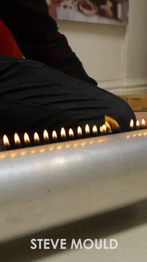 Steve Mould Instagram - A Rubens Tube helps flames respond to music - and demonstrate the power of resonance.