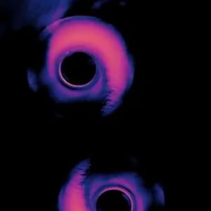 Steve Mould Instagram - I made a video about black holes and gravitational waves. Everyone wanted to know what would happen if the black holes went faster than the speed of light! Here's your answer.
#interestingfacts #science #blackholes #universe