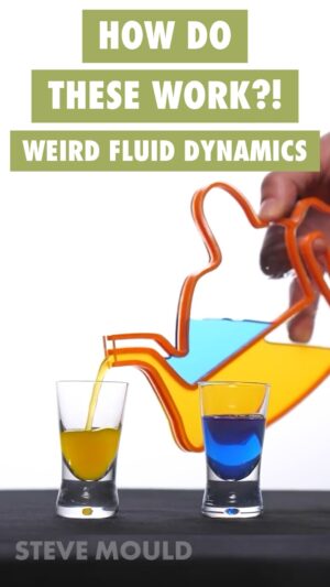 Steve Mould Instagram - Weird 2D Hydrodynamic Mechanisms