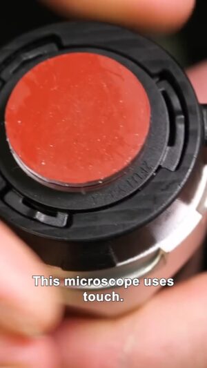Steve Mould Instagram - This unique microscope uses touch: weird, right? #science #microscope #biology #interestingfacts  #uniquefacts