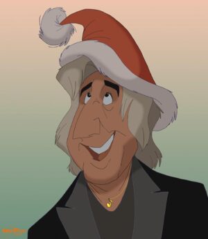 Steve Perry Instagram - I’d like to thank Theo for his artistic versions of my sketches… He draws a lot like I do! (heehee)
-Steve Perry

#maybethisyear #steveperry #christmas #animation