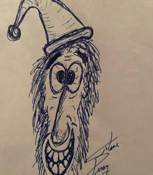 Steve Perry Instagram - I’d like to thank Theo for his artistic versions of my sketches… He draws a lot like I do! (heehee)
-Steve Perry

#maybethisyear #steveperry #christmas #animation