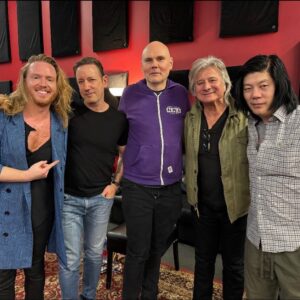 Steve Perry Instagram - Me and Trevor Lukather @trevlukather @theeffectband with @smashingpumpkins . Amazing, great musicians. They sound HUGE!
-Sincerely, Steve Perry