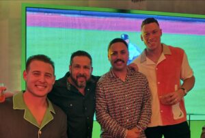 Steve Trevino Instagram - Thank you @hiphipjose5 for suggesting me to entertain the @yankees and the @rodonfoundation @thejudge44 @anthonyrizzo carlos_rodon55 @dugie24  @nestorcortes12 @iamrenaewithana had a blast! Love me some baseball!