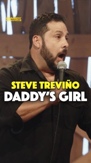 Steve Trevino Instagram - Happy Father’s Day to all the dads and condolences to the husbands who can never live up to daddy girl expectations. 

From @texastrevino’s special, Til Death. 

Like what you see? There’s lots more where it came from! Watch FREE comedy on the Comedy Dynamics channel at the link in our bio.

#comedydynamics #stevetrevino #comedyspecial #standupcomedy #fathersday #daddysgirl