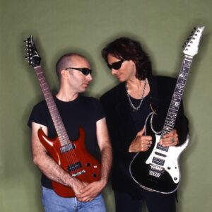 Steve Vai Instagram - It’s happening, @joesatriani and I are touring together. For me this is like heaven in a cup. My favorite person to enter that intimate state of musical exchange with has always been Joe. It’s been this way since I was 12 years old and I couldn’t be more thrilled at this time in our lives to be doing this tour together now. I believe this celebration of the rock guitar will be a feast for the ears of all those who attend our shows. Tickets are on sale now thru the link in my bio.