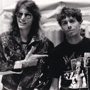 Steve Vai Instagram - When I set out to record Passion and Warfare, I had my own studio and myself. At that time I received a request from a young French engineering student named Pascal Fillet, that needed to fill his school requirements by spending real hours in a recording studio. Pascal wrote and asked if I would consider having him in Los Angeles to help with these sessions. It was as if that request came at the perfect time and I just got a great vibe about it, so I accepted his request. What I didn’t know was how vital his contribution would be and what a skilled, precise, professional and overall great energy he would be. 
We worked feverishly around the clock to finish PAW in time. Many days we worked shifts around the clock. When we finished the record, I grabbed the master tapes and went directly to Bernie Grundman to have it mastered. Right from Bernie’s mastering lab, I went directly to the airport to leave for the 13 month Whitesnake tour. There was literally not an hour to spare. 
If not for the dedication and skill of Pascal, PAW would not have been released until a year later… Phewwww!

Recently, Pascal did an interview where he divulges his experience working on PAW in a way no one else could. He was the one that was there for the vast majority of the production, and he’s the one that held it all together. In this interview you will glean an insight into aspects of the recording of Passion and Warfare that are not available from any other authentic source. 
Thanks again Pascal.

Check it out thru the link in my bio.
