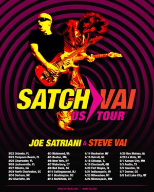 Steve Vai Instagram - Our Satch/Vai US Tour presale is live right now! Use code SVx24 to get tickets ahead of Friday's general on-sale. Link is in my bio.