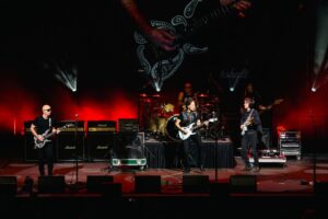 Steve Vai Instagram - Our 2nd G3 show on this run was in Highland, CA and I felt electrified. Hey, my amps worked! It was like being back in the G3 universe and I was beaming with the feeling of enthusiasm I felt some 27 years ago when we kicked off the first G3 tour with Eric, Joe and myself. The audiences are so supportive. Walking off the stage at the end of the jam, Joe and I turned to each other and in a deep state of appreciation he said “We have to be the 2 luckiest guys in the world.” I agreed.

📸: @steve_rose