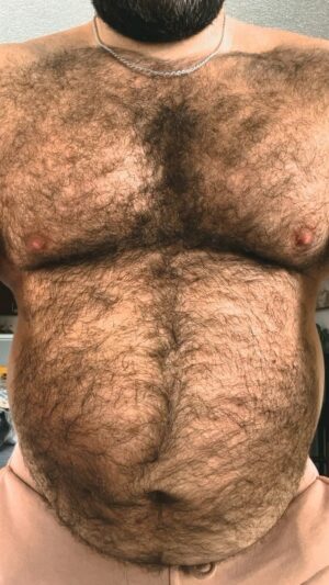 Steven Instagram - I’m too classy for this world 💅 #beyonce #belly #hairybelly #hairychest #musclebear #bear #muscle #beefy