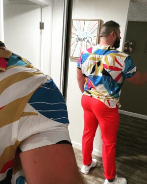 Steven Instagram - Do you like to be punched in the face with color? #color #workattire #bold