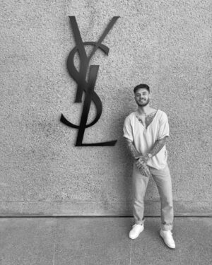 Steven Bachelard Instagram - Model Y.S.L #yvessaintlaurent