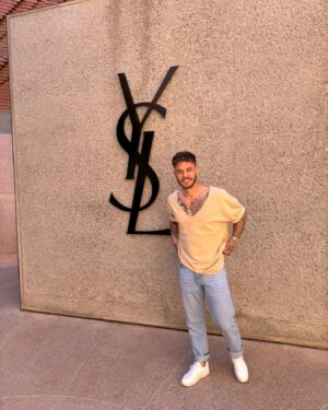 Steven Bachelard Instagram - Model Y.S.L #yvessaintlaurent