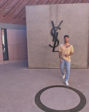 Steven Bachelard Instagram - Model Y.S.L #yvessaintlaurent
