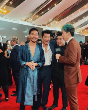 Steven Lim Instagram - Thank you @character.media for inviting me to host the @unforgettablegala red carpet last night! As always, it’s one of the best nights of the year (dare I say, better than the Oscar’s). One moment from last night I’ll share that blew my mind: I met the legendary @kehuyquan, & he told me he loves watching Worth It 🤯. And honestly it means the world to me receiving the support of my peers in this incredible community ♥️