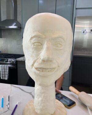 Steven Lim Instagram - Tony and I attempted to create a cake of Zach’s face so realistic that it belongs in Madame Tussauds. What y’all think? You can see the whole ep now on Dish Granted, live on Watcher’s channel!