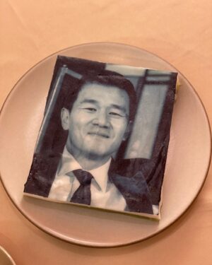 Steven Lim Instagram - The season premiere of Dish Granted is finally here! Thank you @ronnychieng for coming on the show and spreading the joys of Malaysian cooking. And yes, I bought an edible ink printer just to put his face on his favorite dessert (kuih talam).