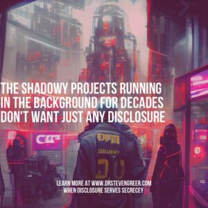 Steven M. Greer Instagram - The UFO mystery is intricate; skepticism is wise in the face of media buzz and official statements. 

🛸 The enigmatic Cabal's motives are clear: global control and power. They may exploit a "false alien threat" for dominance.

Plunge into Dr. Steven Greer's profound paper, "When Disclosure Serves Secrecy." 📚 It unravels UFO secrecy, urging for timely, transformative action while being mindful of risks.

Behind-the-scenes players desire a disclosure favoring their reign. Beware! Not all scenarios benefit humanity—some breed fear and control.

🔑 Dr. Greer urges an honest, hopeful disclosure replacing secrecy with democratic values.

Read the full paper: [Link in Bio] 📖 Let's uncover truth together! 🚀 

#drstevengreer #UFOinsights #ExtraterrestrialTruths #UnmaskingTheAgenda